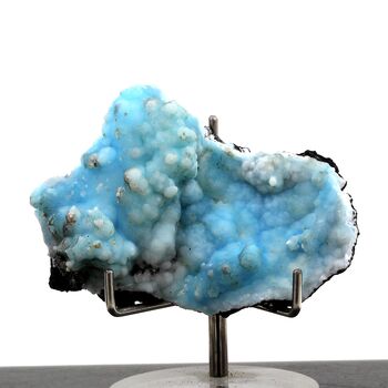 Aragonite bleue cuprifère. 114.20 ct.