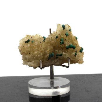 Malachite + Quartz. 199.30 ct.