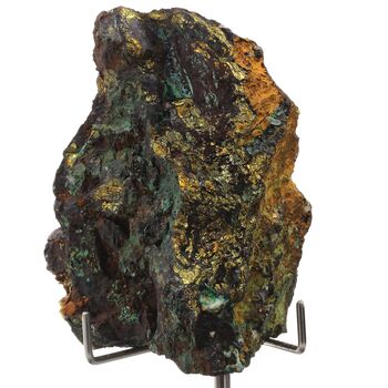 Chalcopyrite + Malachite + Baryte. 1019.30 ct.