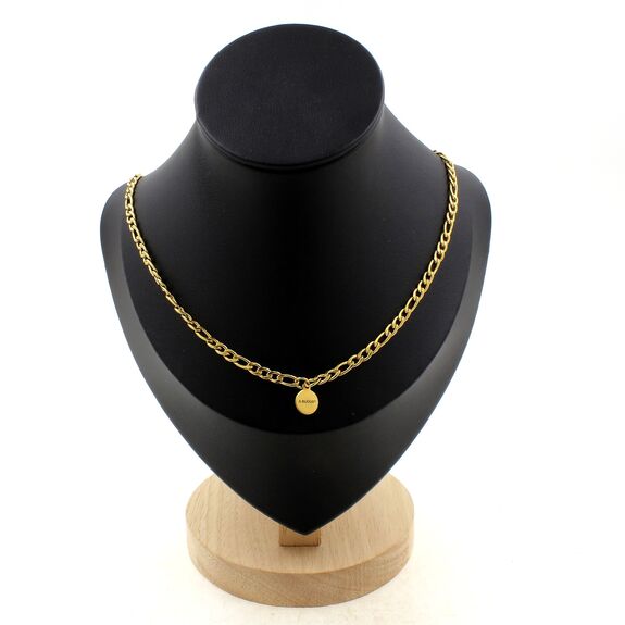 Necklace Golden stainless steel chain (5mm)