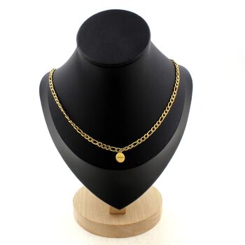 Necklace Golden stainless steel chain (5mm)