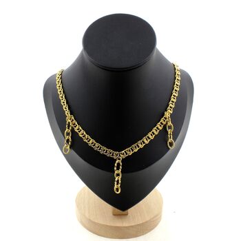 Necklace Golden stainless steel chain (6x4,5mm)