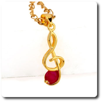 PENDENTIF RUBIS