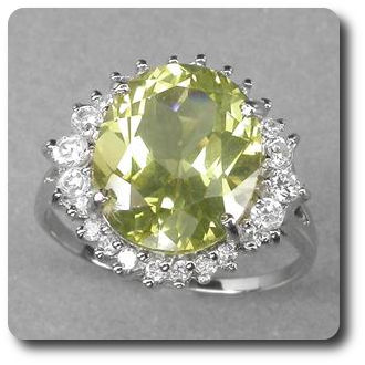 YELLOW QUARTZ RING