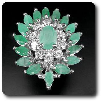 Natural Emerald Ring