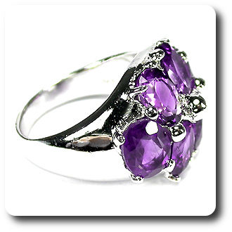 PURPLE AMETHYST RING