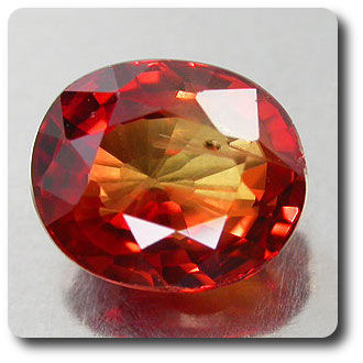 0.73CT. NATURAL BI-COLOR SAPPHIRE . SI1