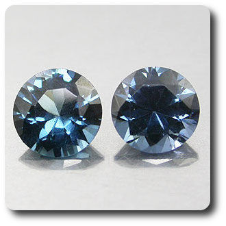 0.73ct 2pcs BLUE SPINEL . VS