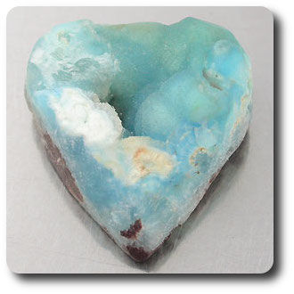 28.59CT. NATURAL BLUE SMITHSONITE CRYSTAL