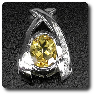 YELLOW CITRINE PENDANT