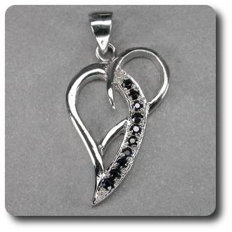 DEEP BLUE SAPPHIRE PENDANT