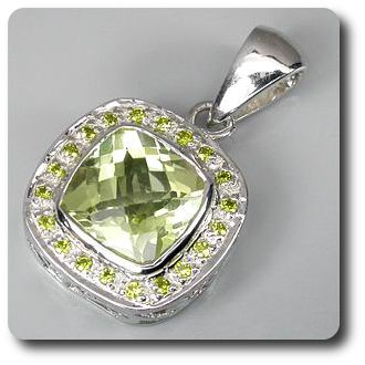 YELLOW QUARTZ PENDANT