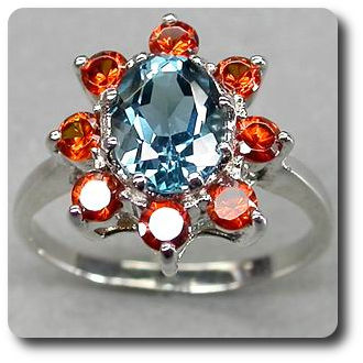 BLUE TOPAZ RING