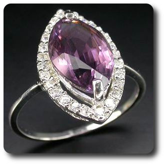 Purple Amethyst Ring