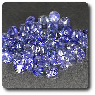 2.83CT. 50pcs BLUE SAPPHIRE
