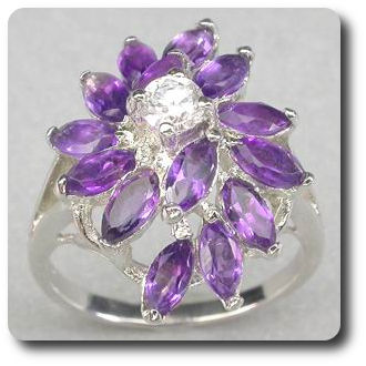 PURPLE AMETHYST RING