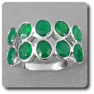 GREEN AVENTURINE RING