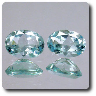 1.80CT. 2 pcs BLUE TOPAZ