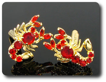 BOUTONS DE MANCHETTES SCORPION