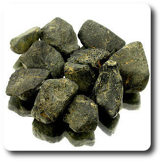 109.00CT. 11 pcs BLACK ROUGH ONYX