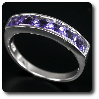BAGUE IOLITE