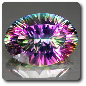 11.38 CTS NATURAL MYSTIC RAINBOW QUARTZ