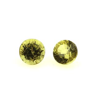0.71CT. 2 pcs Yellow Grossular GARNET. IF