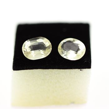 2.40 cts LOT DE 2 LABRADORITE ANDESINE. IF