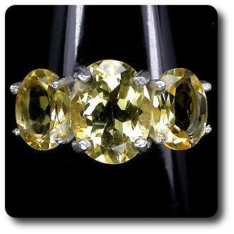 BAGUE CITRINE