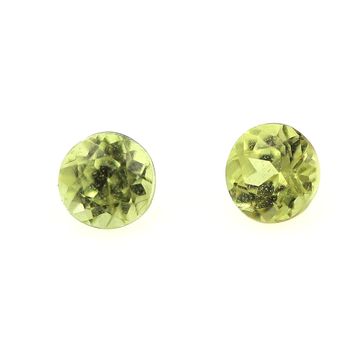 0.48CT. 2 pcs Yellow Grossular GARNET. IF