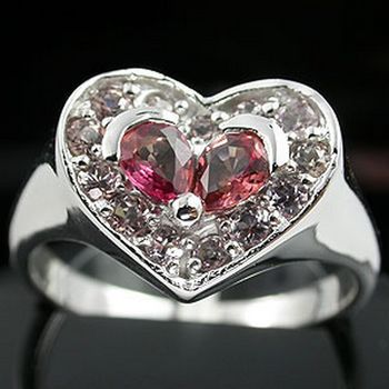 PADPARADSCHA SAPPHIRE & GARNET RING