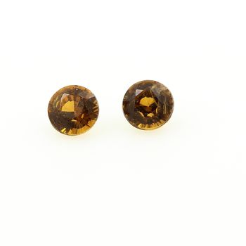 0.68CT. 2 pcs Yellow Grossular GARNET. IF