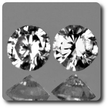0.03CT. 2 pcs NATURAL WHITE DIAMOND (F-G).VS