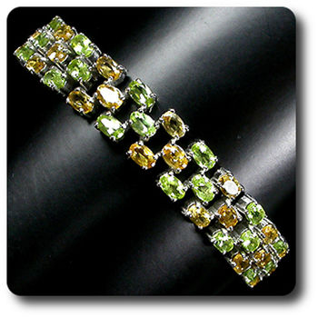 PERIDOT CITRINE BRACELET