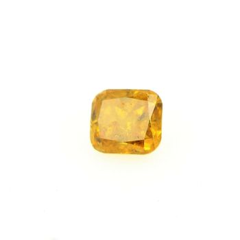0.13 cts DIAMANT JAUNE DORE . VS