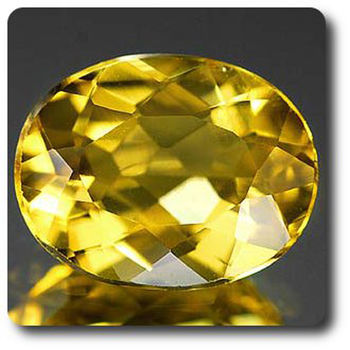 1.64 cts BERYL JAUNE . IF