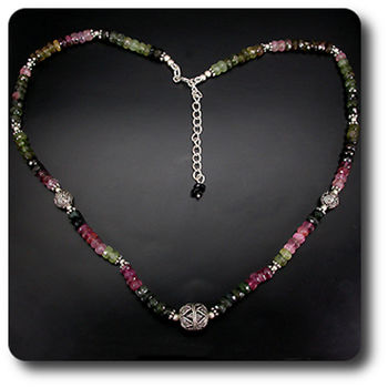 COLLIER TOURMALINE MULTICOLORE