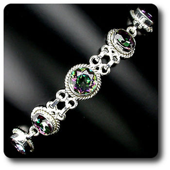 BRACELET QUARTZ ARC EN CIEL