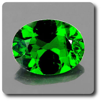 0.55 Ct. Natural Green Chrome Diopside. VVS