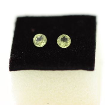 0.45CT. 2 pcs Yellow Grossular GARNET. IF