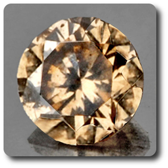 0.05CT. NATURAL CHAMPAGNE DIAMOND. IF