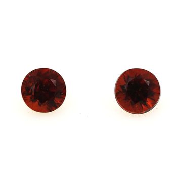 0.53CT. 2 pcs ORANGE SPESSARTITE GARNET. IF