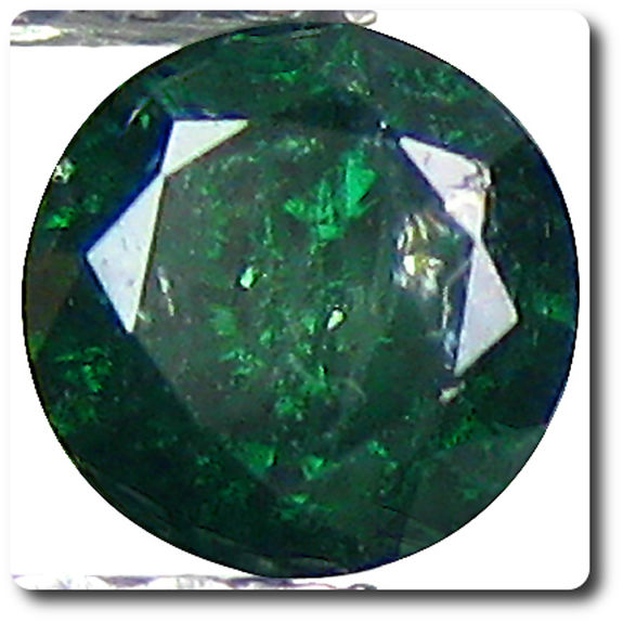 0.21 cts DIAMANT VERT BLEU . SI
