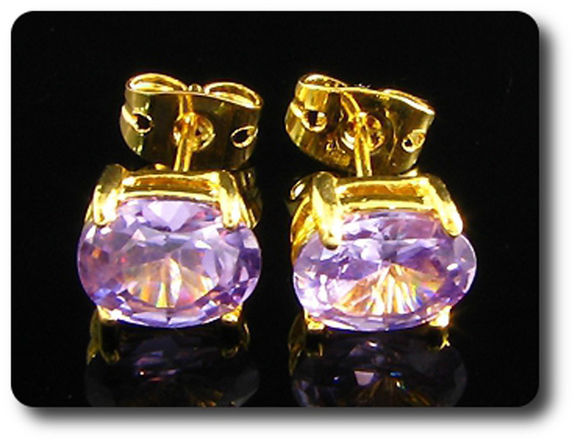BOUCLES D'OREILLE AMETHYSTE