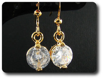 BOUCLES D'OREILLE DIAMANT CZ