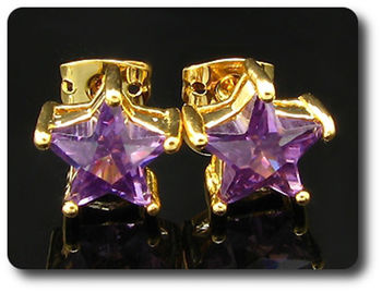 BOUCLES D'OREILLE AMETHYSTE