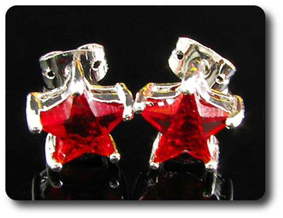 BOUCLES D'OREILLE RUBIS