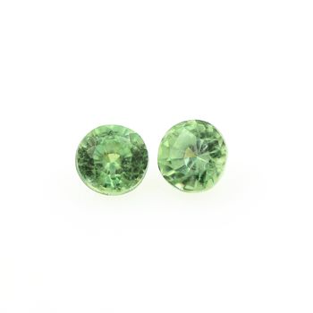 0.40 cts LOT DE 2 GRENAT DEMANTOIDE . IF