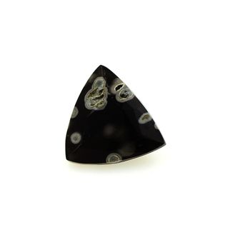 1.88 cts OBSIDIENNE FLOCONS DE NEIGE