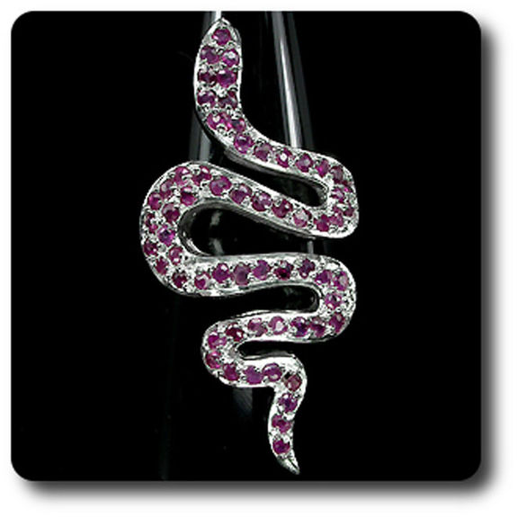 RUBY COBRA RING